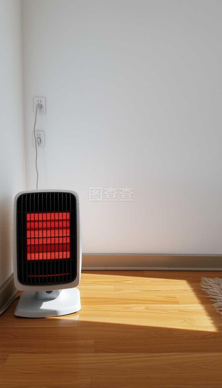 墙旁的电热炉